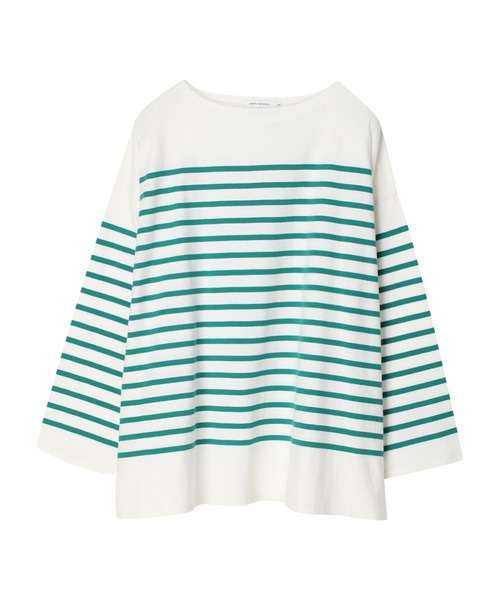 AMERICAN HOLIC(アメリカンホリック)の「パネルボーダーカットチュニック(Tシャツ/カットソー・レディース・ネイビー/オレンジ/グリーン・L/M)」の22枚目の写真