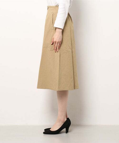 Cham.(チャム)の「Aラインフレアスカート(スカート・レディース・ブラック/ベージュ/ブラウン/オフホワイト・F)」の13枚目の写真