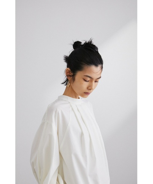 STYLEMIXER(スタイルミキサー)の「ボリュームスリーブタックシャツ(シャツ/ブラウス・レディース・グレー/ブラック/ホワイト・FREE)」の15枚目の写真