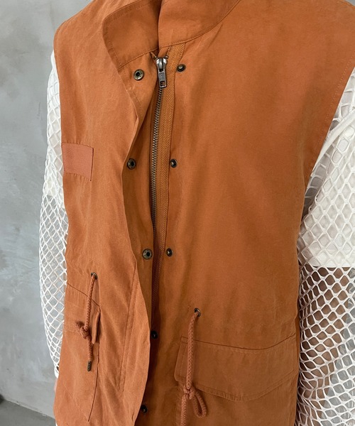 kutir（クティール）の「モッズベスト（ベスト・レディース・ブラック/カーキ/オレンジ/グレイッシュベージュ・FREE）」の8枚目の写真