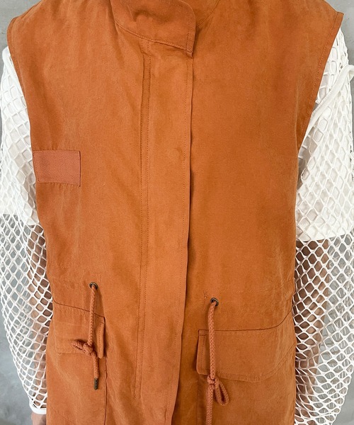 kutir（クティール）の「モッズベスト（ベスト・レディース・ブラック/カーキ/オレンジ/グレイッシュベージュ・FREE）」の9枚目の写真