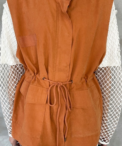 kutir（クティール）の「モッズベスト（ベスト・レディース・ブラック/カーキ/オレンジ/グレイッシュベージュ・FREE）」の10枚目の写真