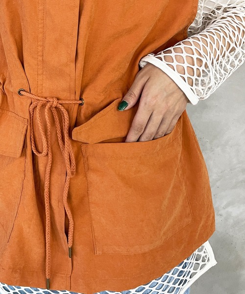 kutir（クティール）の「モッズベスト（ベスト・レディース・ブラック/カーキ/オレンジ/グレイッシュベージュ・FREE）」の11枚目の写真