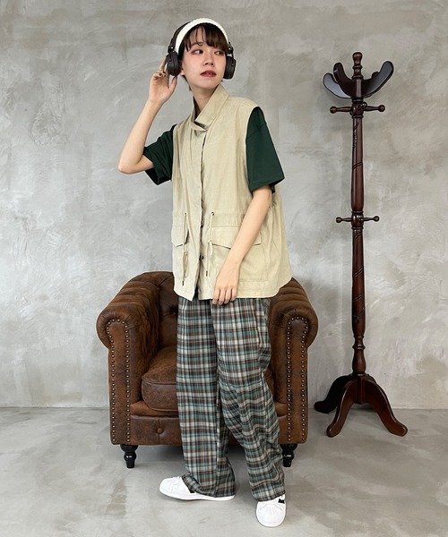 kutir（クティール）の「モッズベスト（ベスト・レディース・ブラック/カーキ/オレンジ/グレイッシュベージュ・FREE）」の22枚目の写真