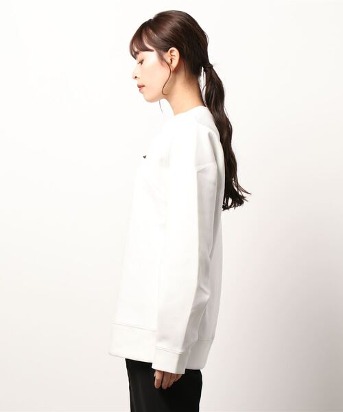 ANOGH（アノフ）の「CUTTING SWEAT PO（スウェット・レディース・ホワイト/バーガンディー・FREE）」の11枚目の写真