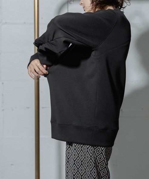 ANOGH（アノフ）の「CUTTING SWEAT PO（スウェット・レディース・ホワイト/バーガンディー・FREE）」の18枚目の写真