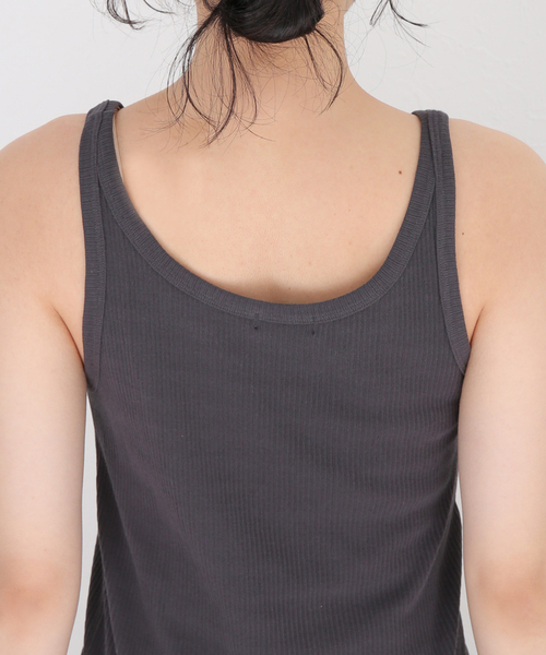 journal standard L'essage(ジャーナルスタンダードレサージュ)の「ベアテレコ タンク(タンクトップ・レディース・ホワイト/チャコールグレー/ベージュ/モスグリーン・FREE)」の17枚目の写真