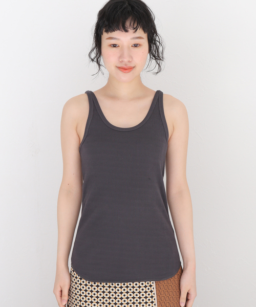 journal standard L'essage(ジャーナルスタンダードレサージュ)の「ベアテレコ タンク(タンクトップ・レディース・ホワイト/チャコールグレー/ベージュ/モスグリーン・FREE)」の21枚目の写真