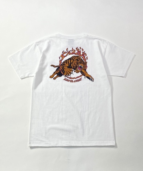 ムラサキスポーツ by 花音（ムラサキスポーツバイカノン）の「【ムラサキスポーツ別注】SANTACRUZ/サンタクルーズ × 花音(かのん)監修アイテム ルーズシルエット バックプリントTシャツ 22S626-42（Tシャツ/カットソー・キッズ・ホワイト/レッド/グリーン・130cm/140cm/150cm/160cm）」の17枚目の写真