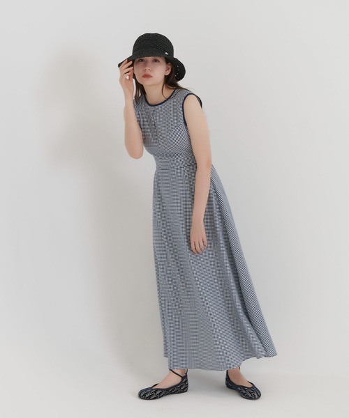 TINA：JOJUN（ティーナジョジュン）の「手編み ペーパーハット TINA：JOJUN（ハット・レディース・ホワイト/ブラック・F）」の6枚目の写真