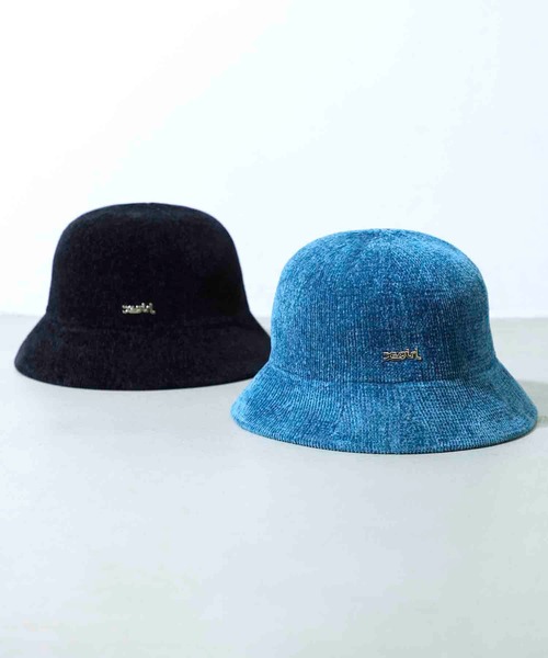 X-girl（エックスガール）の「MOLE YARN HAT（ハット・レディース・ライトブルー/ブラック/ベージュ・ONE SIZE）」の13枚目の写真