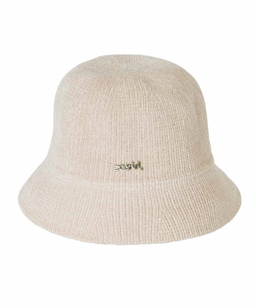 X-girl（エックスガール）の「MOLE YARN HAT（ハット・レディース・ライトブルー/ブラック/ベージュ・ONE SIZE）」の20枚目の写真