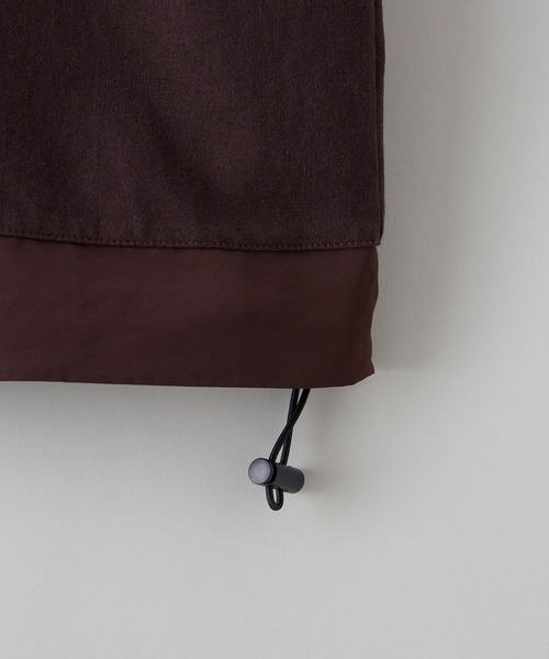 OUTDOOR PRODUCTS（アウトドアプロダクツ）の「【OUTDOOR PRODUCTS/アウトドアプロダクツ】USAコットン　裾切り替え　ドローコード　ビッグシルエット　ポケット付きTシャツ（Tシャツ/カットソー・メンズ・ブラウン/ホワイト/オリーブ/ブラック・LARGE/X-LARGE/MEDIUM）」の12枚目の写真