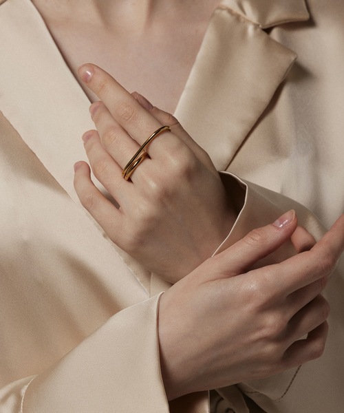 CENE（セネ）の「【CENE】セネ/ フィンガーリング（リング・レディース・シルバー/ゴールド・#13/#9/#11）」の2枚目の写真