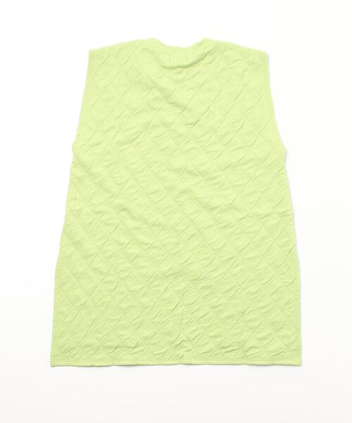 led.tokyo(レッドトウキョウ)の「【led.tokyo】エフェクトキルティングノースリーブ(Tシャツ/カットソー・レディース・ブラック/グリーン/アイボリー/マルチ・FREE)」の10枚目の写真