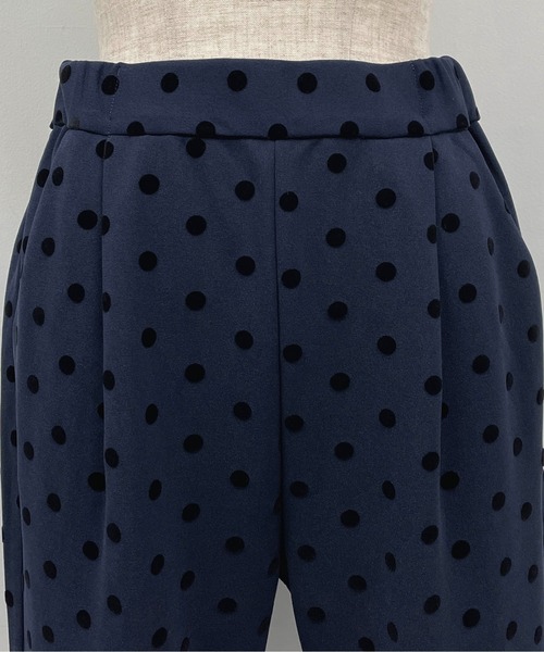 PICCIN（ピッチン）の「フロッキードットストレッチパンツ（その他パンツ・レディース・ブラック/ネイビー/ダークブルー・S/M）」の18枚目の写真