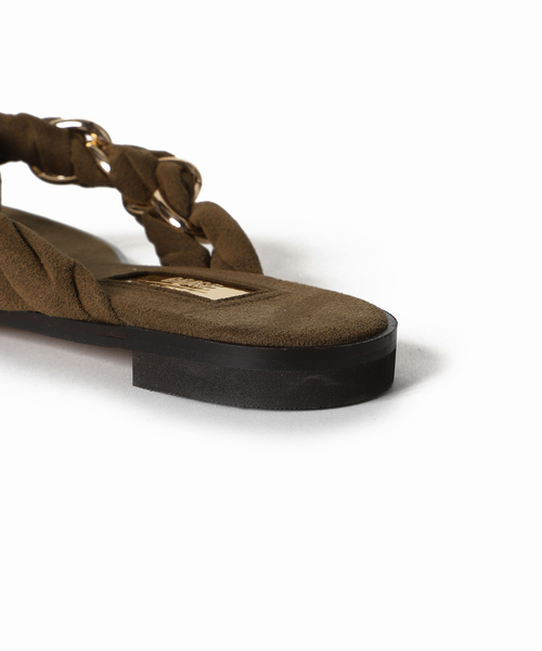 LE TALON（ルタロン）の「GRISE チェーンメッシュトング（サンダル・レディース・ベージュ/カーキ/アイボリー・LARGE/SMALL/X-SMALL/X-LARGE/MEDIUM）」の7枚目の写真