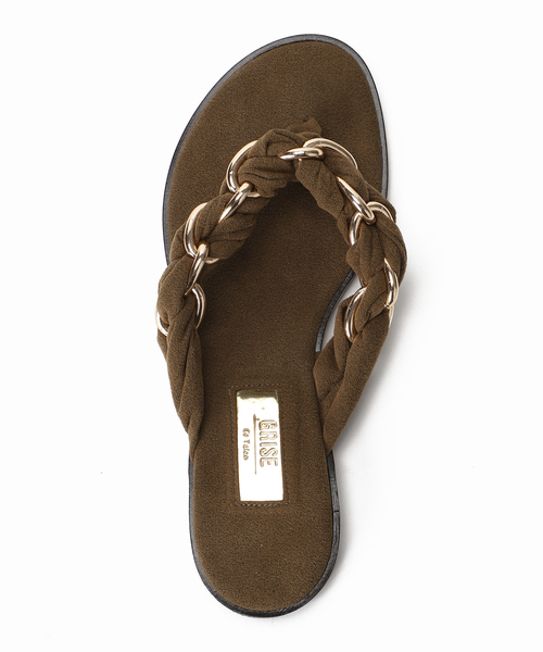 LE TALON（ルタロン）の「GRISE チェーンメッシュトング（サンダル・レディース・ベージュ/カーキ/アイボリー・LARGE/SMALL/X-SMALL/X-LARGE/MEDIUM）」の8枚目の写真