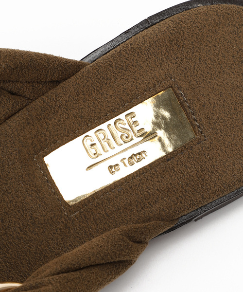 LE TALON（ルタロン）の「GRISE チェーンメッシュトング（サンダル・レディース・ベージュ/カーキ/アイボリー・LARGE/SMALL/X-SMALL/X-LARGE/MEDIUM）」の10枚目の写真