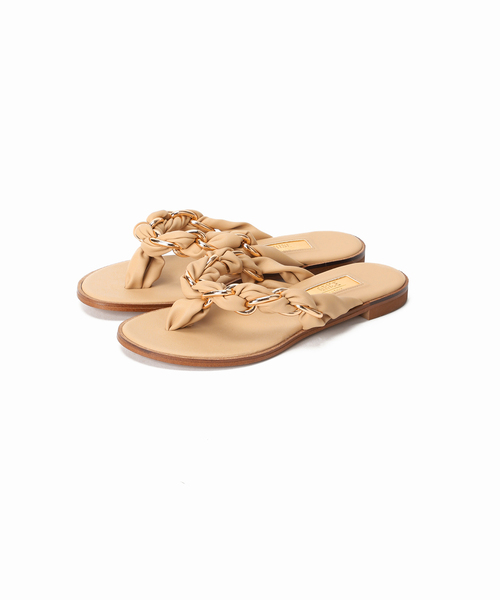 LE TALON（ルタロン）の「GRISE チェーンメッシュトング（サンダル・レディース・ベージュ/カーキ/アイボリー・LARGE/SMALL/X-SMALL/X-LARGE/MEDIUM）」の15枚目の写真