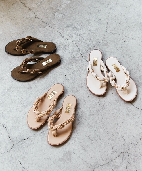 LE TALON（ルタロン）の「GRISE チェーンメッシュトング（サンダル・レディース・ベージュ/カーキ/アイボリー・LARGE/SMALL/X-SMALL/X-LARGE/MEDIUM）」の17枚目の写真