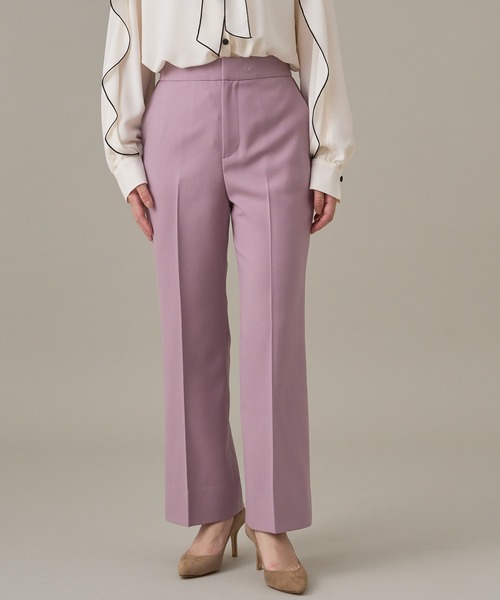 ANAYI（アナイ）の「ウールツイルフレアクロップドパンツ（その他パンツ・レディース・キャメル/ピンク/ブラック/グリーン・36/38/34）」の4枚目の写真