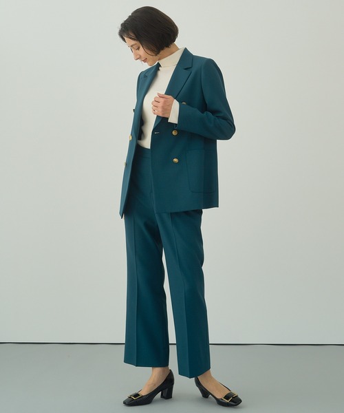 ANAYI（アナイ）の「ウールツイルフレアクロップドパンツ（その他パンツ・レディース・キャメル/ピンク/ブラック/グリーン・36/38/34）」の3枚目の写真