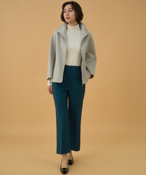 ANAYI（アナイ）の「ウールツイルフレアクロップドパンツ（その他パンツ・レディース・キャメル/ピンク/ブラック/グリーン・36/38/34）」の14枚目の写真