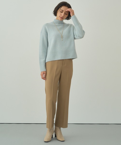 ANAYI（アナイ）の「ウールツイルフレアクロップドパンツ（その他パンツ・レディース・キャメル/ピンク/ブラック/グリーン・36/38/34）」の11枚目の写真