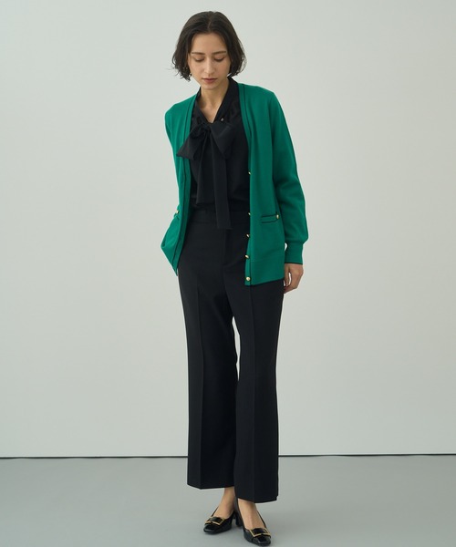 ANAYI（アナイ）の「ウールツイルフレアクロップドパンツ（その他パンツ・レディース・キャメル/ピンク/ブラック/グリーン・36/38/34）」の6枚目の写真