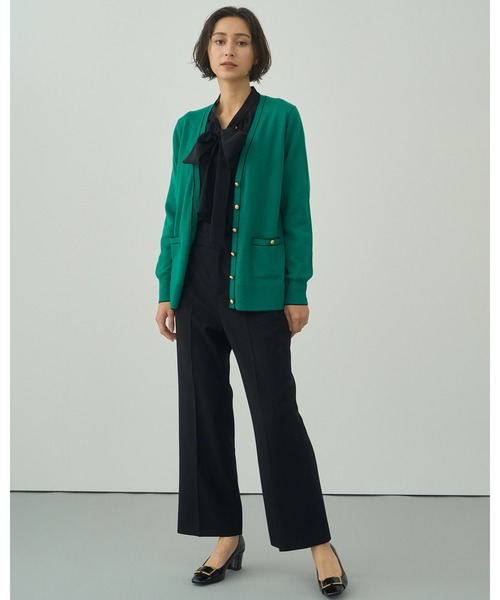 ANAYI（アナイ）の「ウールツイルフレアクロップドパンツ（その他パンツ・レディース・キャメル/ピンク/ブラック/グリーン・36/38/34）」の21枚目の写真