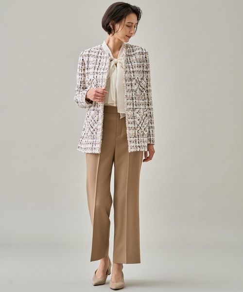 ANAYI（アナイ）の「ウールツイルフレアクロップドパンツ（その他パンツ・レディース・キャメル/ピンク/ブラック/グリーン・36/38/34）」の20枚目の写真