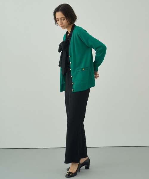 ANAYI（アナイ）の「ウールツイルフレアクロップドパンツ（その他パンツ・レディース・キャメル/ピンク/ブラック/グリーン・36/38/34）」の17枚目の写真