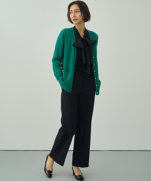 ANAYI（アナイ）の「ウールツイルフレアクロップドパンツ（その他パンツ・レディース・キャメル/ピンク/ブラック/グリーン・36/38/34）」の16枚目の写真