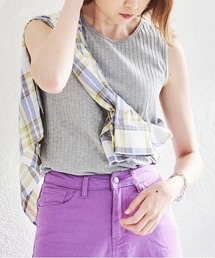 acro | ワイドリブクルーネックタンクトップ/AC1449(タンクトップ)