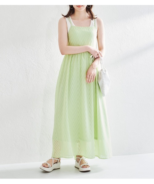 acro（アクロ）の「ワイドリブクルーネックタンクトップ/AC1449（タンクトップ・レディース・ホワイト/ブラック/グレー/ブルー/ブラウン・FREE）」の8枚目の写真