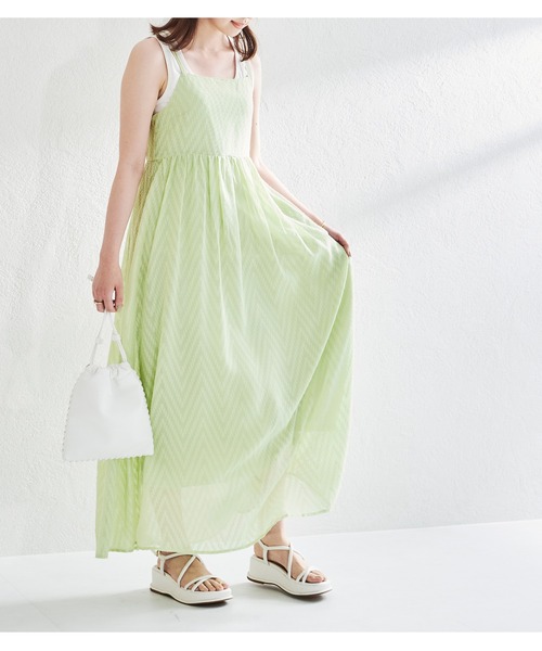 acro（アクロ）の「ワイドリブクルーネックタンクトップ/AC1449（タンクトップ・レディース・ホワイト/ブラック/グレー/ブルー/ブラウン・FREE）」の9枚目の写真