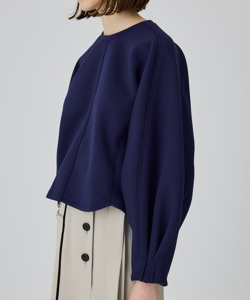 UNITED TOKYO（ユナイテッドトウキョウ）の「【ZOZOTOWN限定】エアクッションスウェット-ウォッシャブル-（スウェット・レディース・ホワイト/パープル/ブラック/ライトブルー・FREE/3）」の18枚目の写真