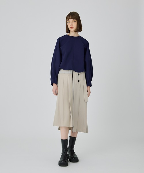 UNITED TOKYO（ユナイテッドトウキョウ）の「【ZOZOTOWN限定】エアクッションスウェット-ウォッシャブル-（スウェット・レディース・ホワイト/パープル/ブラック/ライトブルー・FREE/3）」の16枚目の写真