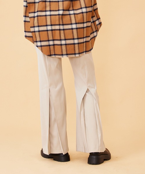 MILKFED.（ミルクフェド）の「INVERTED BOX PLEAT PANTS（その他パンツ・レディース・ブラック/オフホワイト・S/M）」の18枚目の写真