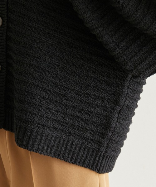 リリーヤーンショート丈ニットカーディガン