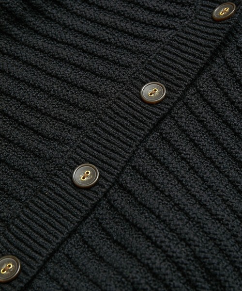 リリーヤーンショート丈ニットカーディガン