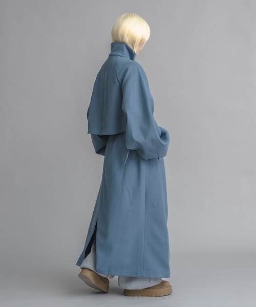 ユニセックス】スタンドカラーロングコート（その他アウター）｜17HR