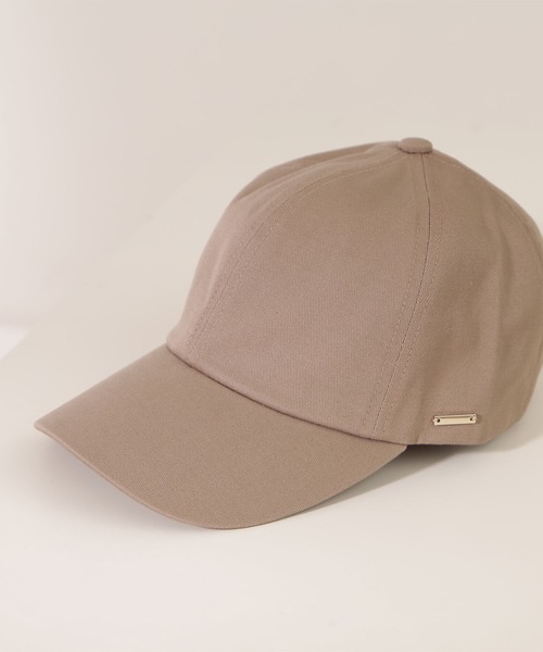 NATURAL BEAUTY BASIC（ナチュラルビューティーベーシック）の「オータムカラーキャップ（キャップ・レディース・ブラック/ベージュ/ブラウン・FREE）」の3枚目の写真