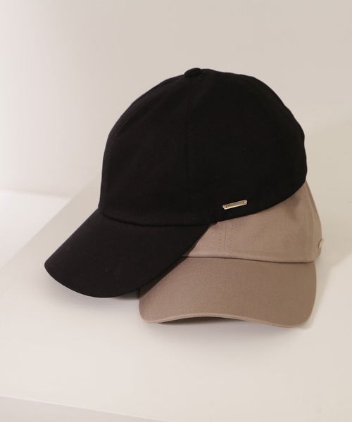 NATURAL BEAUTY BASIC（ナチュラルビューティーベーシック）の「オータムカラーキャップ（キャップ・レディース・ブラック/ベージュ/ブラウン・FREE）」の2枚目の写真