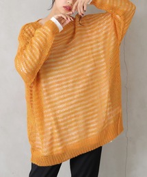n'OrLABEL | 『透かしモヘヤタッチニット』(ニット/セーター)