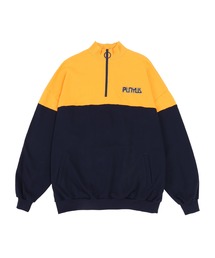 PUNYUS | ワンポイントハーフZIPプルオーバー(スウェット)