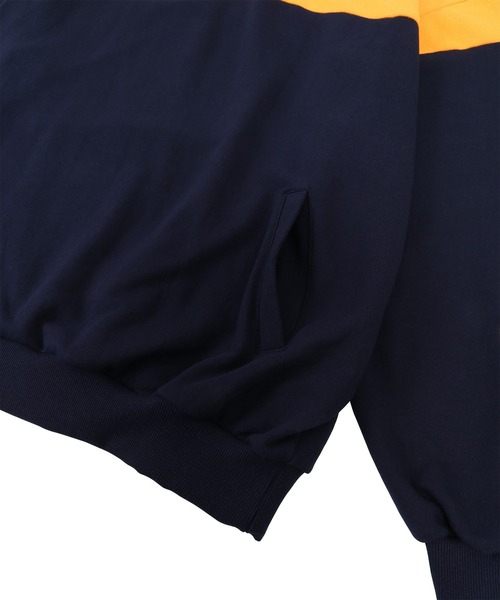 PUNYUS（プニュズ）の「ワンポイントハーフZIPプルオーバー（スウェット・レディース・グリーン/ブルー/その他1/ブラック/その他2/その他4/その他3・4/3）」の14枚目の写真