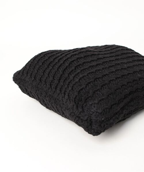 florist（フローリスト）の「【A4収納可】編みニットトートバッグ（トートバッグ・レディース・オフホワイト/ベージュ/キャメル/モカ/ブラック・FREE）」の10枚目の写真