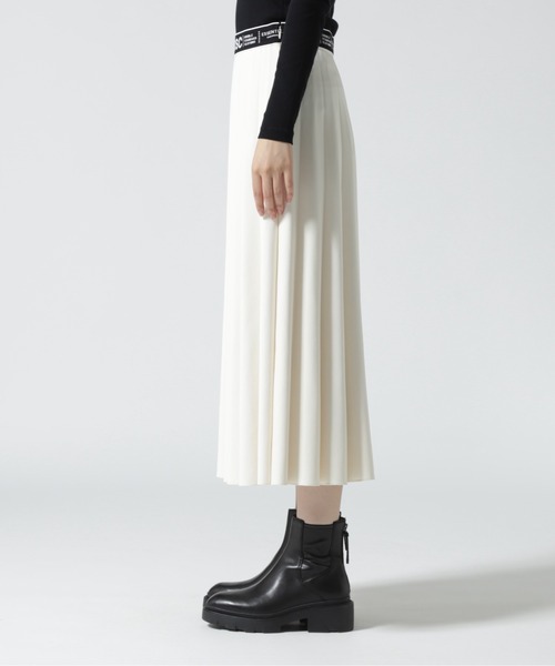 ESSENTIAL（エッセンシャル）の「ESSENTIAL/エッセンシャル/カマボコプリーツスカート（スカート・レディース・ホワイト系2/ブラック・36）」の8枚目の写真